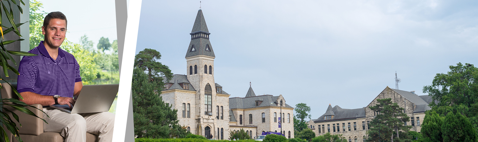 The peaks of K-State's Holtz Hall