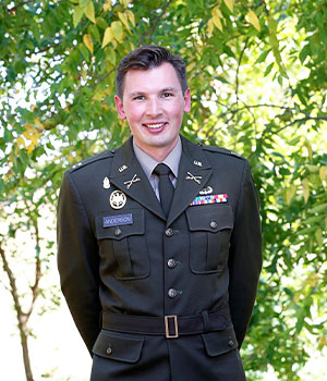 Photo of Isaac Anderson in Army dress blues